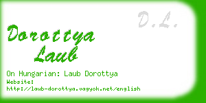 dorottya laub business card